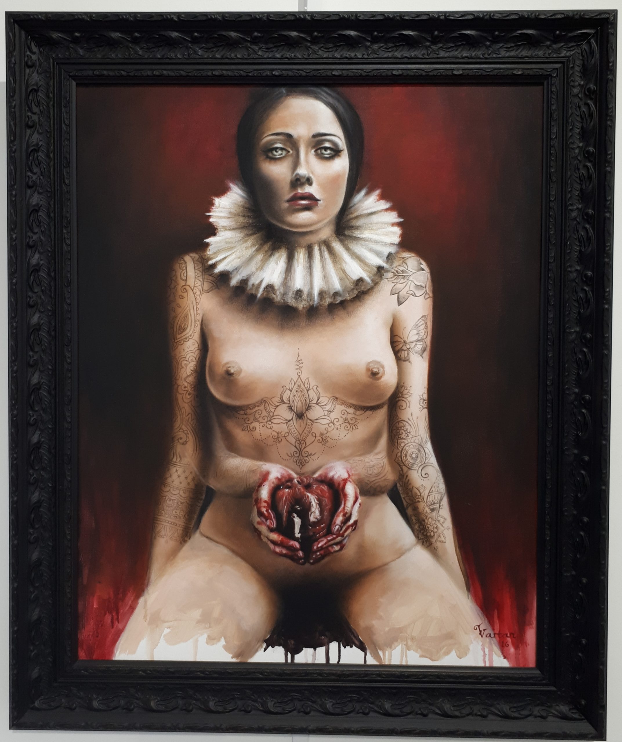 painting of contemporary artist Vartan Ghazarian - Heartless