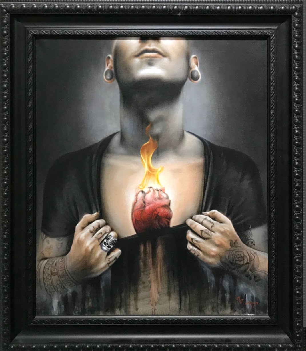 Painting of contemporary artist Vartan Ghazarian - Inner Self