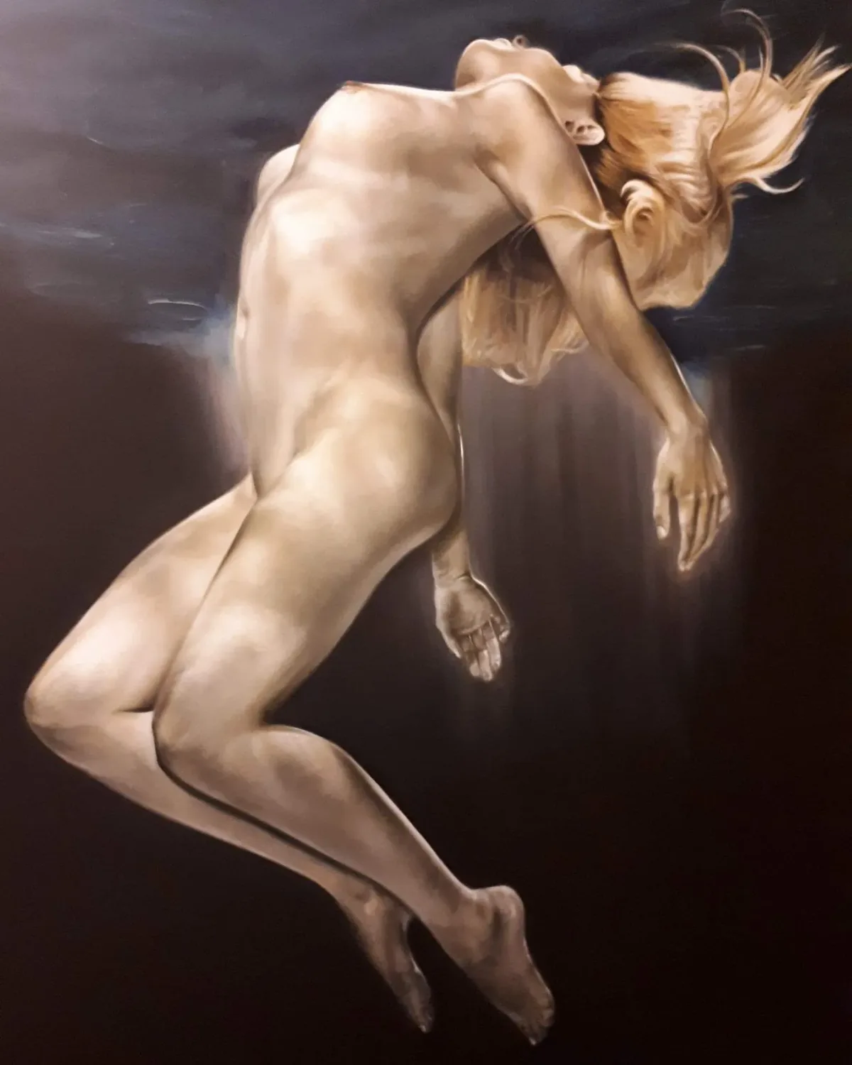 Painting of contemporary artist Vartan Ghazarian - Breathe. For sale.