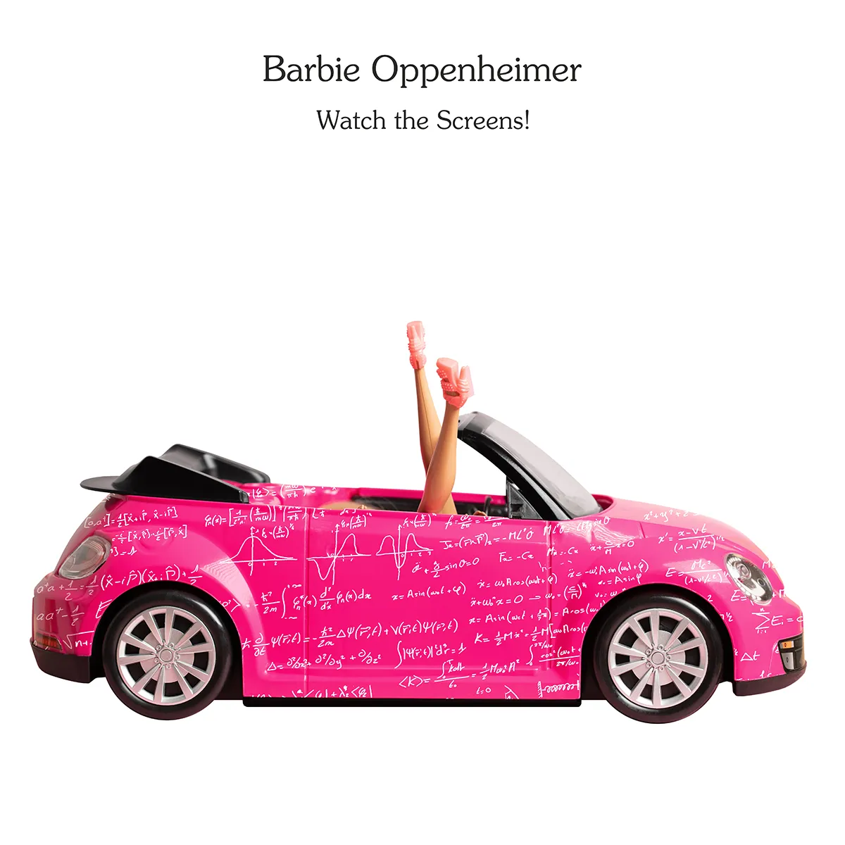 Print from contemporary artist Vladimir Tsesler - Barbie Oppenheimer. For sale.
